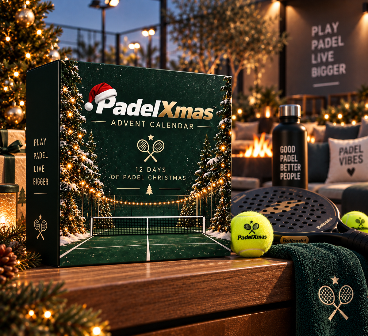 PadelXmas calendar presentation